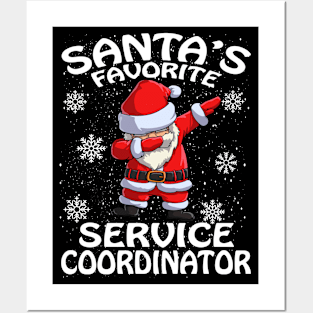 Santas Favorite Service Coordinator Christmas Posters and Art